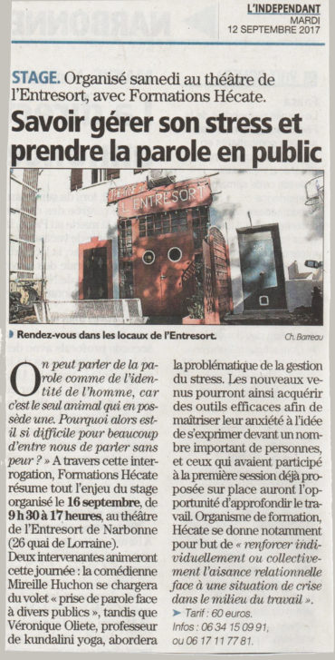 stage sept 2017 presse