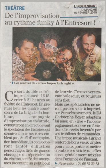 presse FUNK NIGHT IMPRO