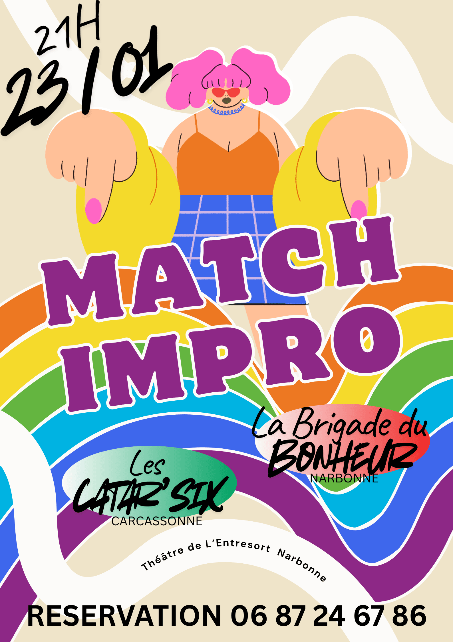  La Brigade du Bonheur accueille les Catar’six »  